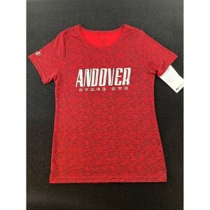 Holloway Ladies Andover Space Dye Athletic Performance TShirt Red‎ Black M
